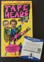 MICHAEL NESMITH MONKEES SIGNED TAPEHEADS VHS MOVIE JOHN CUSACK TIM ROBBI... - £218.65 GBP