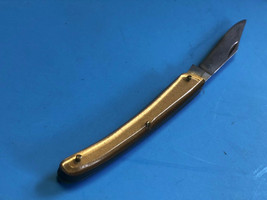 Old Vtg Collectible One Blade Folding Pocket Knife Stainless Steel Made ... - £31.93 GBP