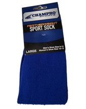 New Champro Blue Tube Multi sport Socks Over the Calf Size Large Men Women  - £6.86 GBP