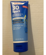Walgreens 30 Sport SPF sunscreen lotion UVA UVB 8 fl oz broad spectrum - $13.75