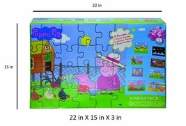 Peppa Pig Giant Floor Puzzle with Friends and Family 8 Puzzle Packs - £35.97 GBP