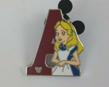 Disney Alphabet Collection A For Alice Hidden Mickey #1 Of 26 Trading Pin - $4.37