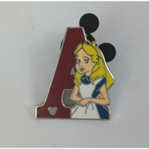 Disney Alphabet Collection A For Alice Hidden Mickey #1 Of 26 Trading Pin - £3.49 GBP