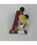 Disney Alphabet Collection A For Alice Hidden Mickey #1 Of 26 Trading Pin - £3.41 GBP