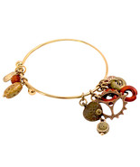 Treska Spice Market Adjustable Floating Charm Bangle Bracelet - £12.70 GBP