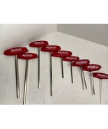 11 Pc Lot Wiha Tools 334 10 8 6 5 4 3 2.5 2 Hexagonal Hex T Handle Screw... - $115.83