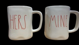 Rae Dunn - &quot;Mine&quot; &amp; &quot;Hers&quot; Mugs. - £18.64 GBP