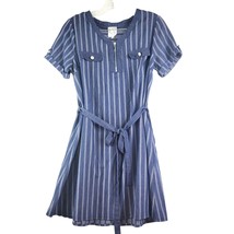Naif Womens Dress Size Medium Casual Summer Belted  Nautical Theme Cruis... - £11.37 GBP