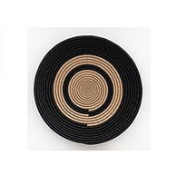 African Basket / Rwanda Woven Serving Tray or Wall Hanging Art Decor or storage  - £31.64 GBP