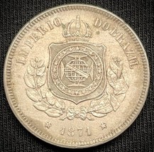 1829 R Brazil 40 Reis Pedro I (Countermarked 80 Reis) Coin Rio De Janeir... - $18.81