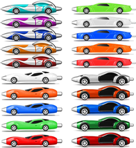 Gift for Boys Kids, 20 Pieces Cool Pens Fun Pens Interesting Car Pens Novelty P - £32.13 GBP
