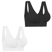 Miracle Bamboo Comfort Bra Deluxe  - L: 37-40&quot; - Set of 2 - £14.15 GBP