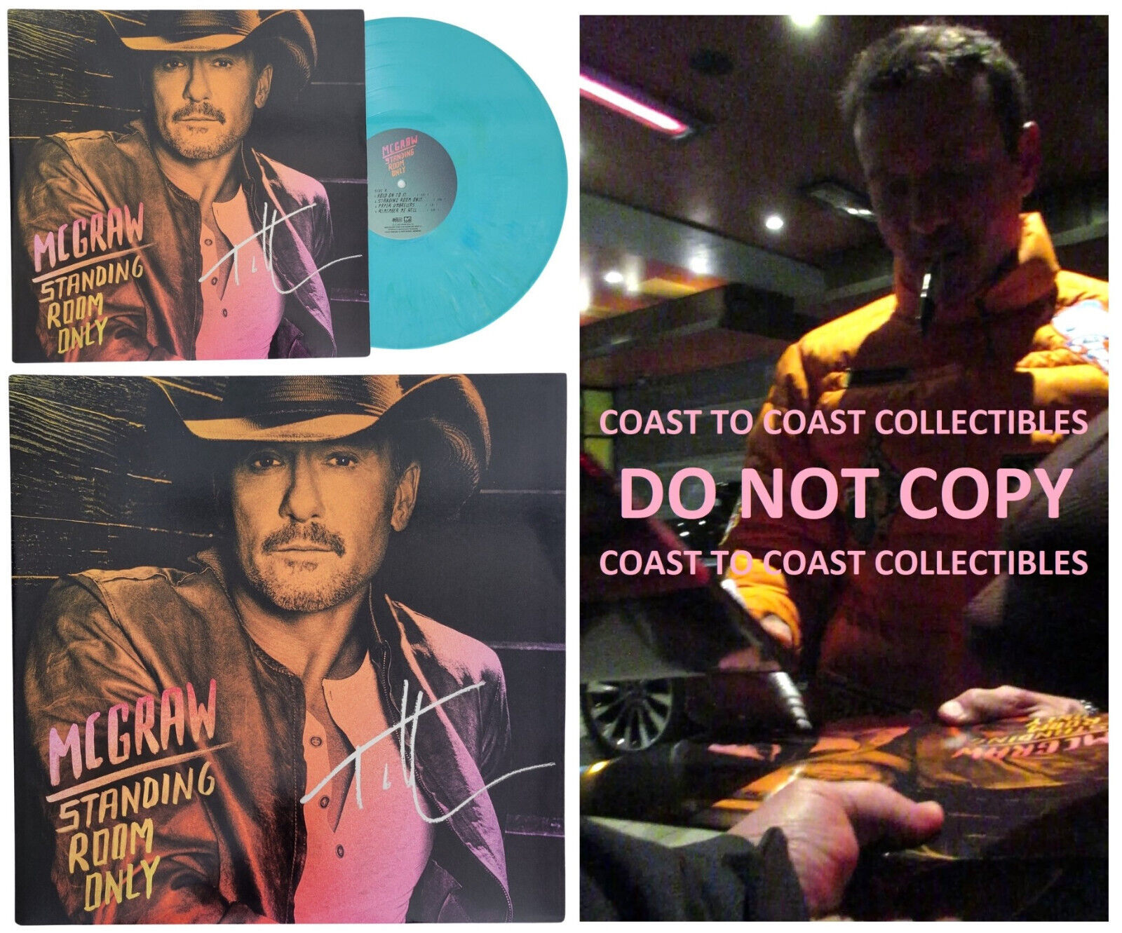 Hank Willams Jr signed Born to Boogie album vinyl record proof COA autographed Star Hank Willams Jr signed Born to Boogie album vinyl record proof COA autographed Star