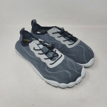 Hiitave Mens Barefoot Shoes Sz 8.5 M Water Aqua Socks Gray Bungee Lace Up 181226 - £24.95 GBP