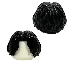 Minifigure Black 90&#39;S Grunge Hair Custome - $4.16
