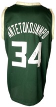 Giannis Antetokounmpo Milwaukee Firmado Verde Camiseta de Baloncesto JSA - £233.73 GBP