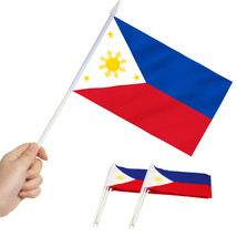 Anley Philippines Mini Flag 12 Pack - Hand Held Small Miniature Philippine Flags - £5.53 GBP