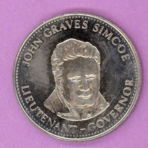 1977 London Ontario Trade Token or Dollar John Graves Simcoe Lieutenant-Governor - £4.74 GBP