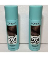 LOT OF 2 - Loreal Magic Root Cover Up Gray Concealer Spray MEDIUM BROWN ... - £15.17 GBP