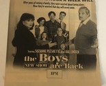 The Boys Are Back Tv Guide Print Ad Suzanne Pleshette Hal Linden TPA17 - $5.93