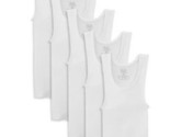 Fruit of the Loom Boys&#39; Tagless White Tank Tops, Pack of 5, Size Large 1... - £11.72 GBP