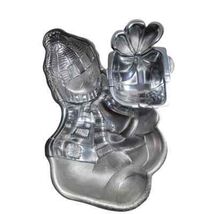 LENOX Yuletide 3D SNOWMAN CHIP &amp; DIP Metal Serveware Serving Tray Platte... - $12.38