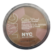 NYC New York Color Color Wheel Mosaic Face Powder 726 Bronzed Pink - £31.61 GBP