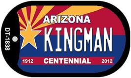 Kingman Arizona Centennial Novelty Metal Dog Tag Necklace DT-1838 - £12.47 GBP