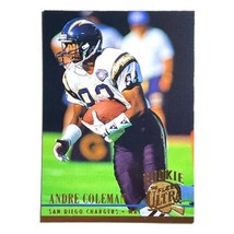 Andre Coleman Fleer Ultra NFL Rookie Card #487 San Diego Chargers Football - £0.79 GBP