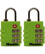 Master Lock 4684T Set Your Own Combination TSA Approved Luggage Lock, 1-... - $614.51 MXN