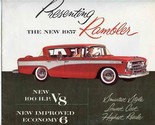 The New 1957 Rambler Sales Brochure Smarted Style Lowest Cost Highest Re... - £10.84 GBP