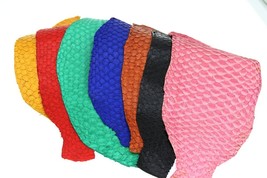 Veg Tanned Real Fish Leather Supple Tilapia Skin - $7.50