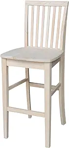 I 29-Inch Mission Stool, Unfinished - $191.99