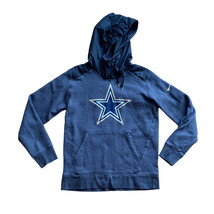 Nike NFL Team Apparel Cowboys Hoodie Sweatshirt Size Medium Gray - $19.28