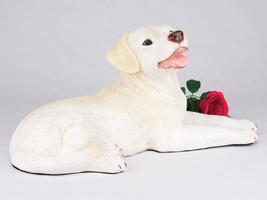 Extra Large 303 Cubic Inches Yellow  Labrador Retriever Resin Urn for Ashes - £148.35 GBP