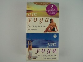 Living Yoga Am &amp; Pm Yoga Vhs Tape Box Set New Sealed - £11.90 GBP