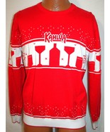 Men&#39;s Retro KAHLUA Coffee Liqueur Red &amp; White UGLY CHRISTMAS Holiday SWE... - $27.77 CAD