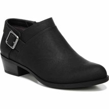 LifeStride Women Low Ankle Shootie Bootie Alexi Size US 8.5M Black Microsuede - £29.35 GBP