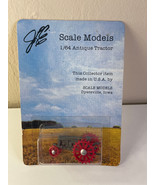 JLE Scale Models - 1/64 Green Open Tractor with Red Wheels - Sealed - £9.70 GBP