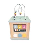 Bigjigs Wooden Activity Cube Shape Sorter Bead Maze Sensory Toy 1 Year+ - $12.86