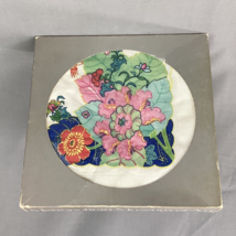 Vintage Dinner Napkins Pam Marker Museum Collection Floral Flowers MMA N... - $13.98