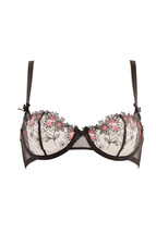 L&#39;agent By Agent Provocateur Womens Bra Floral Printed Black S - £36.64 GBP