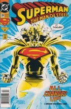 Superman: The Man of Steel #28 Newsstand Cover (1991-2003) DC - £2.79 GBP