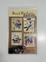 Seed Packets Applique Wall Hanging Pattern Flower Herb Weed Veggie Quilted #101 - $10.88