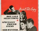 Marshall Field &amp; Co 1969 Box Sale Selections Men&#39;s Women&#39;s &amp; Children&#39;s ... - £37.26 GBP