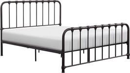 Queen-Size Dark Bronze Metal Bed By Lexicon. - £253.68 GBP