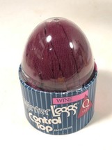 Vintage Leggs Huevo Invierno Opaco Control Top Nylon Medias Vino Color T... - $29.68