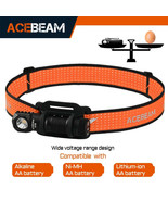 ACEBEAM H16 Super Lightweight Headlamp AA battery LED Right Angle Light ... - $30.37