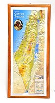 Russian Raised Relief Map Of Holyland On The Footsteps Of Jesus - £19.50 GBP