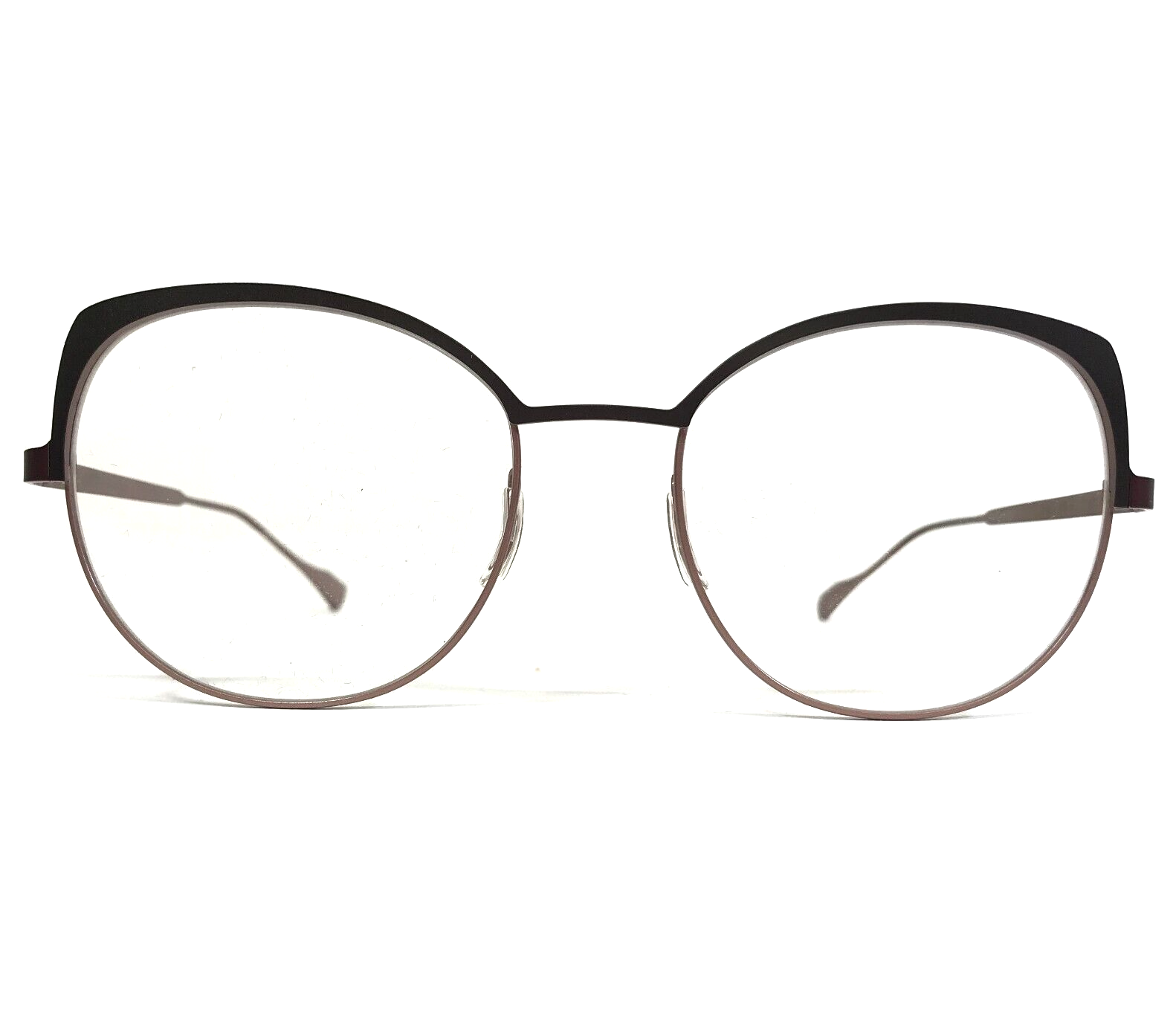 Caroline Abram Brille Rahmen YMA 588 M9 Brown Rot Rosa Übergröße 55-19-135 - $302.64